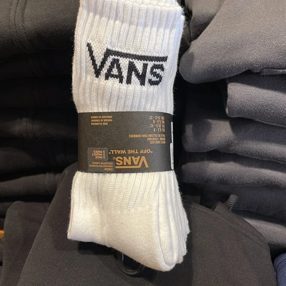 Vans Socks 3 pairs set CREW VANS. 